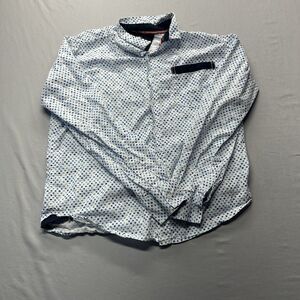 Silver Stone Men's Button Up Shirt Medium Long Sleeve Modern Fit Collection